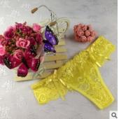 heißes Verkauf sexy Spitzen Höschen Nahtlose g String Unterwäsche Damen t waren Transparente dessous wenig Taille