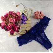 heißes Verkauf sexy Spitzen Höschen Nahtlose g String Unterwäsche Damen t waren Transparente dessous wenig Taille