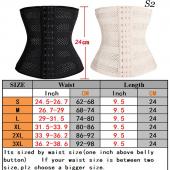 kein körper Taille Bauch trimmer Schwarz 4 Stahl knochen Taille trainer cincher Damen dessous gewicht zu Verlieren