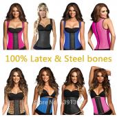 kostenLoser Versand latex Weste Taille trainer blet Taille Ausbildung Weste Body shaper Taille und hüfte cincher