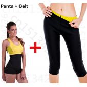 heiß auf tv Bein sauna gestalter passen Schweiss fitnessStudio Set körper shaper Hose schlankheits Anzug für Damen g