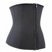 reißverschluss und Haken combo latex Taille trainer sexy Taille Ausbildung Korsetts underbust Taille cincher reißVerschl
