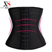 3rows Haken Damen zur billigen körper shaper Bustier Mode 4 Stahl gebürstet Taille Ausbildung Korsetts Schwarz