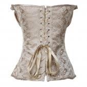 sexy korsagen und Bustiers Schwarz Grauen elfenBeinküste retro Satin dessous Lace up Korsett Top plus Size n 6xl