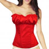 sexy korsagen und Bustiers Schwarz Grauen elfenBeinküste retro Satin dessous Lace up Korsett Top plus Size n 6xl