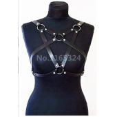 trendige Harajuku 100% handgefertigt Punk gotischen o Runde Leder geschirr körper knechtschaft fall gürtel underbust