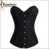 drop Shipping sexy Korsett heiß Formen oVerbust Taille Ausbildung Korsetts und Bustier Satin Taille trainer gothic