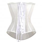 sexy burlesque Mesh spirale Stahl Damen ohne Korsett Steampunk gotischen Bustier Taille cincher Top