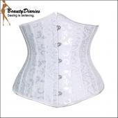 Damen sexy Korsett underbust Taille Ausbildung Korsetts Schwarz Weiss Rot gothic Korsett Top Bustier und Grösse