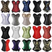 x plus Grösse s 2xl 6xl sexy Spitze an knochen oVerbust Korsett Bustier Top Taille cincher shaper corSetlet espartil