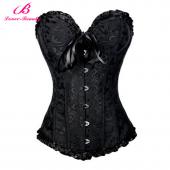 heiß und sexy Damen Spitzen Schwarzen Nachtwäsche Grösse höchstens Stahl Bustier dessous Korsett Kleider