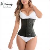 Stahl knochen Damen Taille Ausbildung corselet latex Taille cincher Sport latex Korsett Bustier underbust corpetes