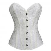 neue Schwarz Rot Weiss sexy Taille Ausbildung Korsetts und Bustiers Stickereien Spitzen bis corpete corselet gotischen