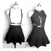 Damen nutzen die neuen sexy emo Punk handgemacht Leder körper knechtschaft Käfig Bildhauerei geschirr Taillengürtel