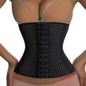 Damen spirale Stahl ohne Korsett hohl Taille Ausbildung cincher underbust Korsett Body Sport shaper us größ