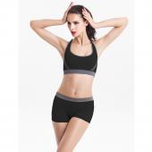 Damen fitness workout Nahtlose Gepolsterte  Sport BH Sport BH und Shorts free Shipping