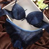 neue Marke sexy Unterwäsche Damen dessous Set Büstenhaltersatz luxuriösen Vintage Spitze mit push up BH