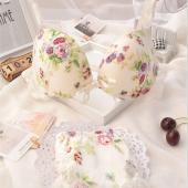 luxuriöses neues Womens BH Setzt Dame süß sexy Unterwäsche Satin Spitzen BH wird heiß