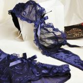 kostenLoser Versand BH kurze sätze Blume Gaze Spitzen Stickereien ultra Dünnen Transparenten sexy BH