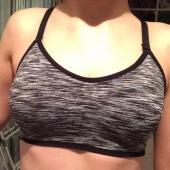 Satin Styling Damen fitness Sport BH Top laufen