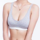 100% Baumwolle Damen Pleite Treiben Sport BH Tank Unterwäsche BH Grösse 32 34 36 38 4 Farbe