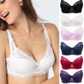 sexy Mode heiß Underwire vollständige Erfassung nicht Gepolsterte n Spitzen schiere BH Grösse 34 36 38 40 drop Shipping