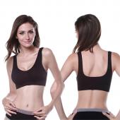 Damen Damen Sport Weste trägerHemdchen Unterwäsche Nahtlose slim Gelegenheits push up BH Grösse m xl