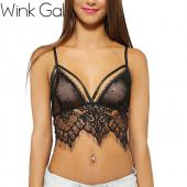 wink Mädchen sexy Mesh Tops für Damen Unterwäsche dessous Strappy Dralette 2735 Spitzen BH