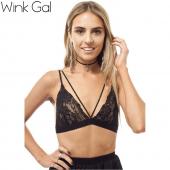 wink gal Sommer sexy Damen und chwarze dessous Spitze an Nachtwäsche BH Unterwäsche Damen Nachtwäsche bralett