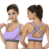 feitong heiß 11 Farben hohe Qualität Damen Racerback Gepolsterte  Top Athletic Weste gym fitness Sport BH stretch