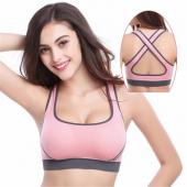 super promotion professionelle sexy Damen Sport BH Strecken Sportlich BH push up BHs Top Nahtlose Gepolsterte  laufe