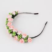 Mode Stilvolle heiß Verkauf Blume garland Floral Braut Stirnband Haargummi HochZeit Bündchen Haar Accessoires