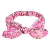 neu Design Rose Blume stirnbänder Damen karierten Haargummis causual weibliche Haar Accessoires aug3