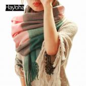 190 * 60cm Mode Wolle Winter Schal Damen sPanien Schal karierten Dicke Schals und Halstücher für Damen