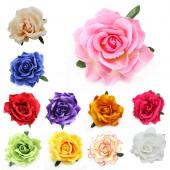 in scharen tuch Rote Rose Blume HaarSpange Haarnadel diy KopfSchmuck Haar Accessoires für Braut Hochzeit