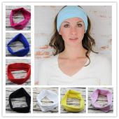 Sport yoga Stirnband Kopftuch hidschab Turban für Damen sich headwrap weichen Strecke Baumwolle Bündchen Turbante