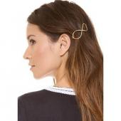 best deal Mode neue unendlichkeit Gold HaarSpange Haarnadel HaarSpange Bündchen für Damen ein perfektes Geschenk 1PC