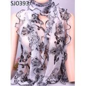 Charme Schal Vintage warm Blume Böhmischen Form Chiffon Seide Rayon Mikrofaser Schals Wraps Schal für Damen