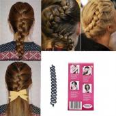 1 PC Damen Haare Flechten Werkzeug braider Lady französisch Haken mit Magie Haar twist Styling Brötchen Hair