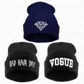 Winter Bad Hair day mütze diamond Beanies Vogue hat für Männer und Damen aus gewirken ski skullies bonnet