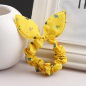 neue original Kopf Blume Haar Accessoires Kopfschmuck Korea Schmuck Hasen Ohren Stoff Polka Dot Gummiband Haar Seil