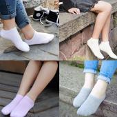 Mode Farbe Damen kurze Knöchel Boot Dekolletee Sport Socken 5 Farben Crew casual Damen Bekleidungszubehör