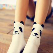 echte neue caramella Charakter Baumwolle Marke meias Femininas warm süß Panda Koreanischen Socken für Damen gratis