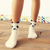 echte neue caramella Charakter Baumwolle Marke meias Femininas warm süß Panda Koreanischen Socken für Damen gratis