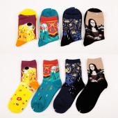 Männer mit Socken Damen Socken retro Van echter wandgemälde gemälde Kunst Harajuku Strasse graffiti Schöner Herbst