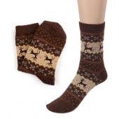 heißes Verkauf Weihnachten Hirsch Design casual Stricken Socken warm Winter Wolle bei Damen der niedrigste Preis Versan