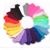 10 Paar = 20PCs viele Damen Socken fluoreszeNZ Baumwolle Socke Candy Farbe Mode Knöchel Boot kurze Socken viele