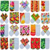 neue Harajuku süß kurze Socken Damen 3d Drucken der Socke casual unisex DekolleTee Söckchen calcetines mujer