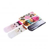1pair 3d gedruckte Socke...