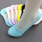 Baumwolle flachen mund Socke Sommer Korea süß rutschFesten Socken für Damen 10 Farbe Silikon unsichtbar